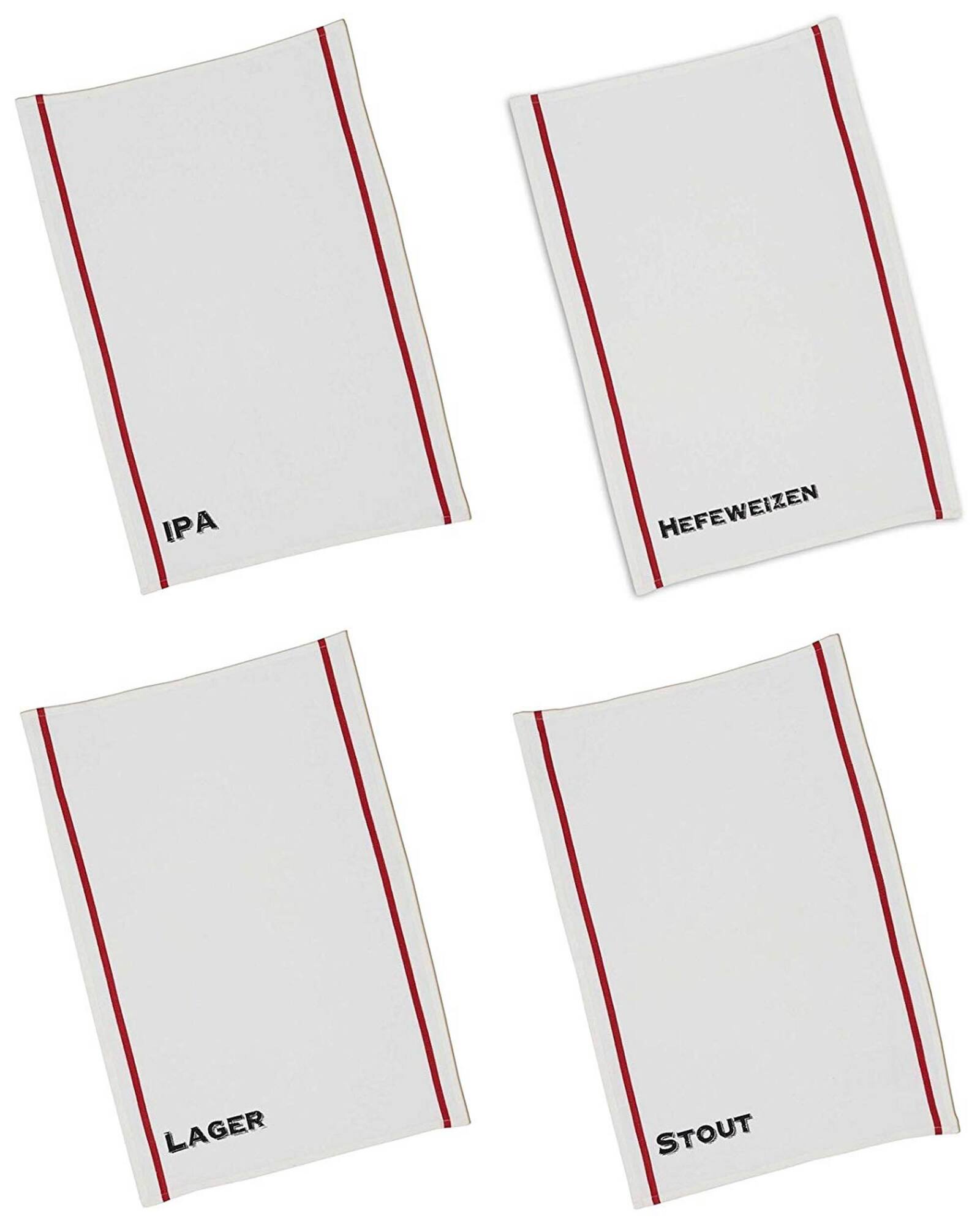 DII® Assorted Beer Pub Print Dishtowel (Set of 4)